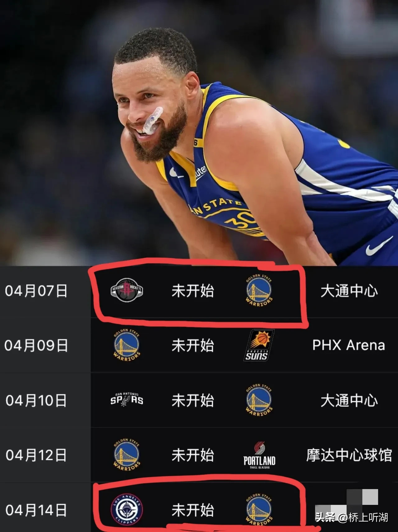 勇士vs火箭，争夺总决赛班底