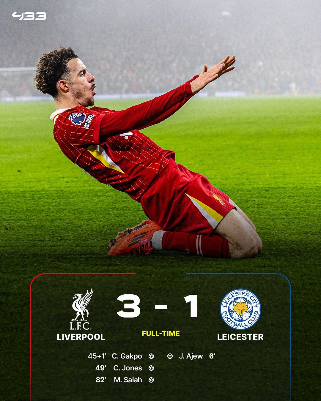 利物浦大胜在望,曼联意外遭遇平局 利物浦大胜在望,曼联意外遭遇平局